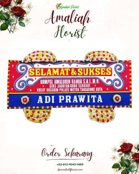 Papan Bunga Ucapan Selamat Sumberwaras
